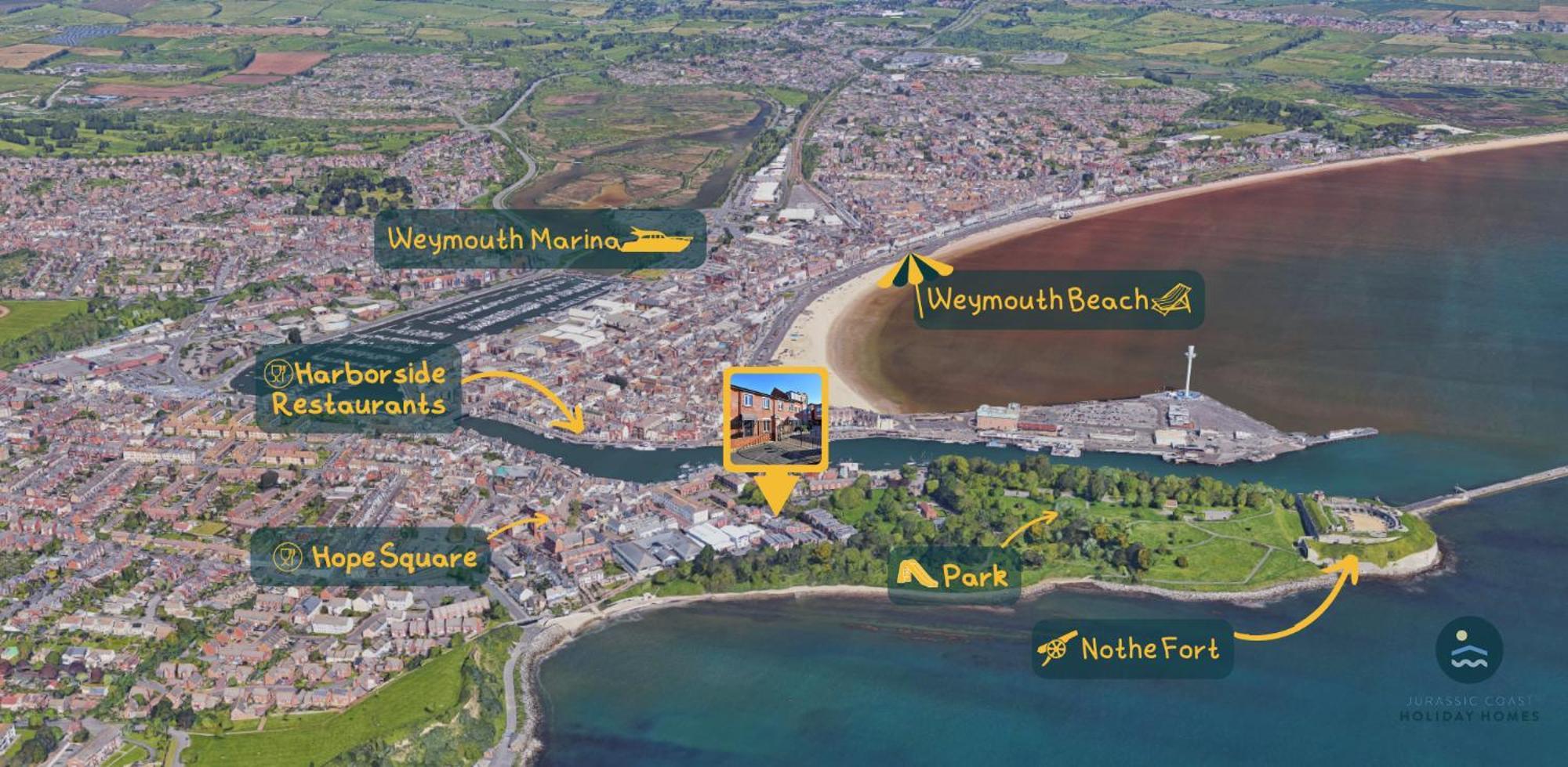Capstan Cottage - Harbour Cottage With Parking Weymouth Luaran gambar